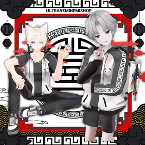 【複数アバター対応】パンダ囍チャイナジャージィ ＃UltraNemiNemiShop 缩略图 9