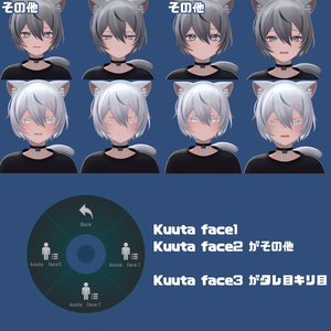 【kuuta・くうた】　 make up ＆ eye texture FaceAnimationくうたくん表情アニメーション 缩略图 4