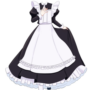 【Free DL】メイド服素材