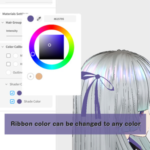 Hair Preset (ribbon included)【VRoid Stable ver】ヘアプリセット（リボン付き） VRoid正式版