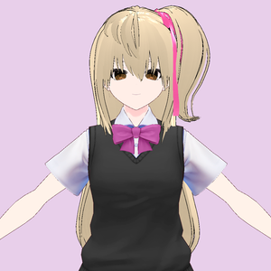 【VRoid 髪型 Hair】サイドテール ロング side tail long hair preset