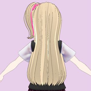 【VRoid 髪型 Hair】サイドテール ロング side tail long hair preset