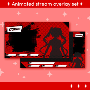 Animated stream overlay set / 動く配信画面セット