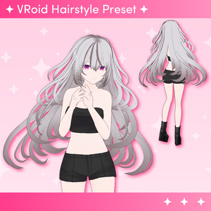[VRoid] Long Hair / 髪型  ロングヘア