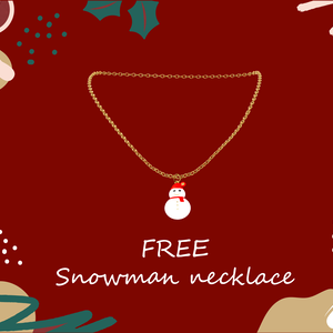 [FREE] 🍬Snowman necklace🍬