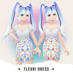 【VRoid】Fleuri Dress