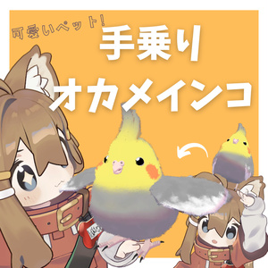 【VRChatペット】手乗りオカメインコ【MA対応】