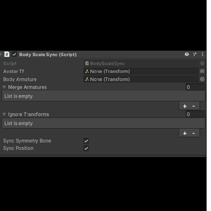 【VRC】スケール変更を対称ボーンと衣装にも自動反映するやつ BodyScaleSync