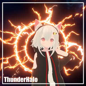 【VRC/Unity】雷輪 -ThunderHalo-（10色セット / MA対応）