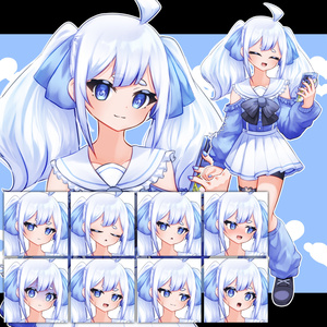 【無料版あり】地雷系女の子_立ち絵素材