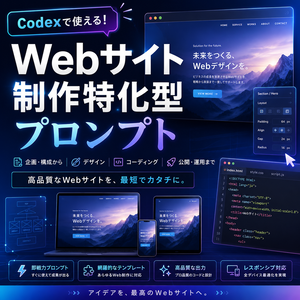 Webサイト制作特化型プロンプト