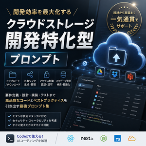 クラウドストレージ開発特化型プロンプト