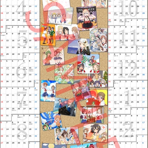 はいふり絵師による2023年度カレンダー