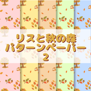 りすと秋の森２