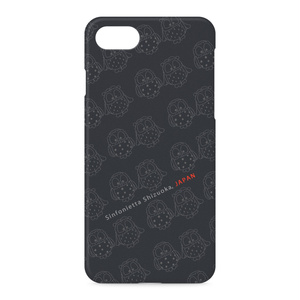 ふくちゃん・みみちゃんのiPhoneケース　ネイビー