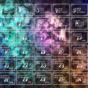 日付シート～2018年11月～