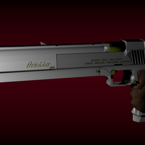 【VRC/ゲーム制作向け】カスタマイズ.50口径拳銃　ヴァリア＆シエラ(スィエラ)　オリジナル3Dモデル 缩略图 6