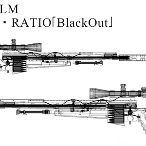 PGM.338LM ULTIMA・RATIO「BlackOut」スナイパーライフル【ゲーム制作／映像制作／VRC向け3Dモデル】 缩略图 9