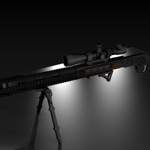 レバーアクション式ライフル&モダナイズドバージョンセット　オリジナル3Dモデル【ゲーム、映像制作/VRC向け】 缩略图 5