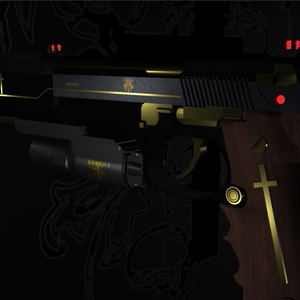 神父の銃「リペント」/Father`s Gun‐REPENT【オリジナル3Dモデル】【ゲーム制作/映像制作/VRC向け】 缩略图 11