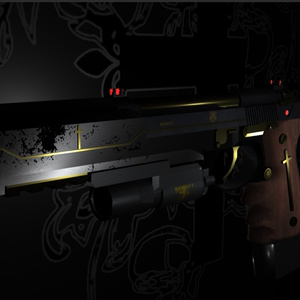 神父の銃「リペント」/Father`s Gun‐REPENT【オリジナル3Dモデル】【ゲーム制作/映像制作/VRC向け】 缩略图 6