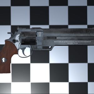 .44双銃身ハンドキャノン【Knight Fork】リボルバー オリジナル３Dモデル【映像制作/ゲーム制作/VRC向け】 缩略图 6