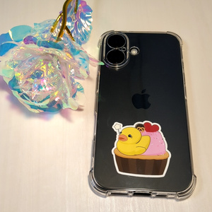 カップケーキあひるちゃんステッカー