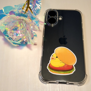 ハンバーガーあひるちゃんステッカー
