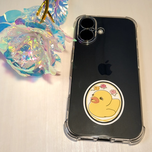 らくがきフラワーあひるちゃんステッカー