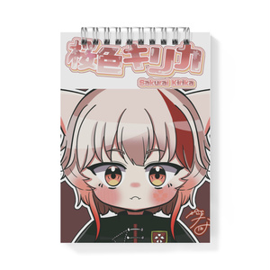 桜色キリカメモ帳