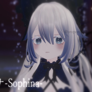【妖精】ソフィナ-Sophina-　髪グラデ　服チェック柄　EYEテクスチャメイクテクスチャ　4044305