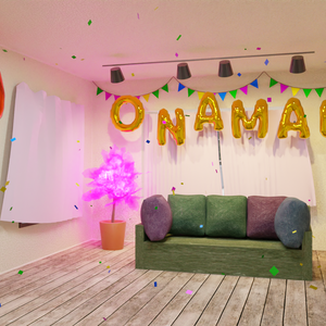 誕生日の部屋(.blend)