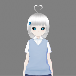 vrm  3D Model virtual live broadcast secondary animation file2