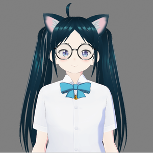vrm  3D Model virtual live broadcast secondary animation file