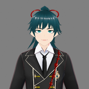 vrm 3 D男性モデルの仮想生放送 二次元 アニメーションファイル
