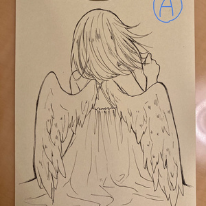 【ドローイング】8月の天使