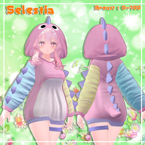 『9アバター対応』 Dinosaur hood / 恐竜フード 缩略图 5