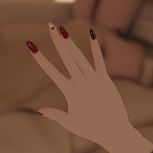 【MDollnail対応】バレンタインネイル