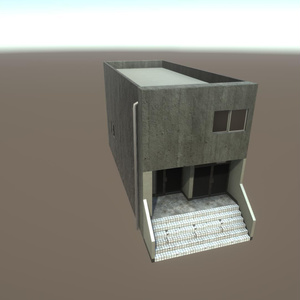 【無料Free】日本のビルセット10：ユニティ用3Dモデル