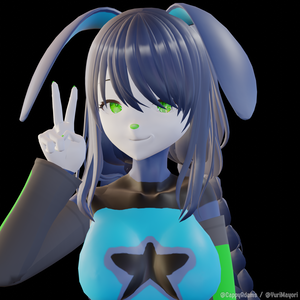 Blaze (Bunny) (Blender VROID Model)