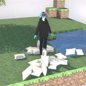 Minecraft Area // VNyan World - Cappy - BOOTH