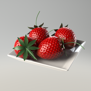 FOD_Strawberry_001『苺の形状データ』