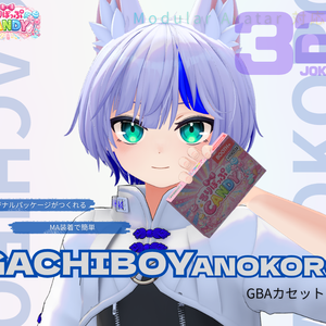 【販売セール/VRCアバター向けギミック】GACHIBOYANOKORO パッケージ