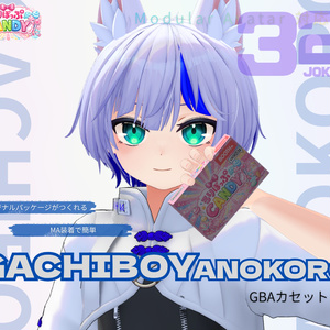 【販売セール/VRCアバター向けギミック】GACHIBOYANOKORO パッケージ