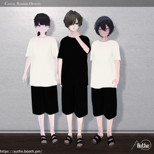 【無料アイテムあり】Casual Summer Outfit（+Head/Lapwing/くうた/獏/碼希） 缩略图 4