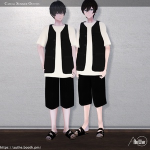 【無料アイテムあり】Casual Summer Outfit（+Head/Lapwing/くうた/獏/碼希） 缩略图 3