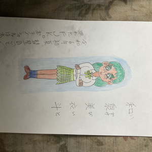 JKレスラー・和泉美衣斗アナログイラスト