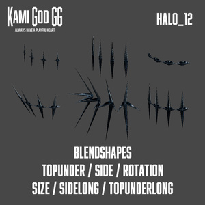 【VRChat想定】PB対応　神GODヘイロー012　天使の輪 / Angel halo 缩略图 8