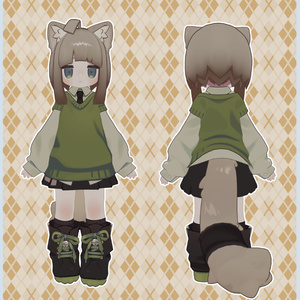 [VRChat]　[まめひなた＆キプフェル対応]　こけしヘアー 缩略图 2