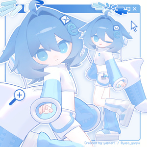 【VRChat】オリジナル3Dモデル「エコー -Echo-」 缩略图 2
